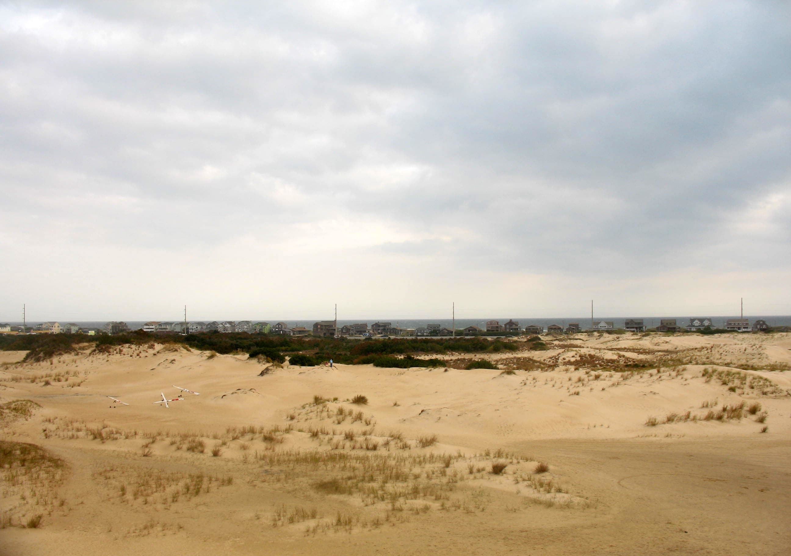 Sand dunes at Jockey's Ridge State Park in Nags Head, NC