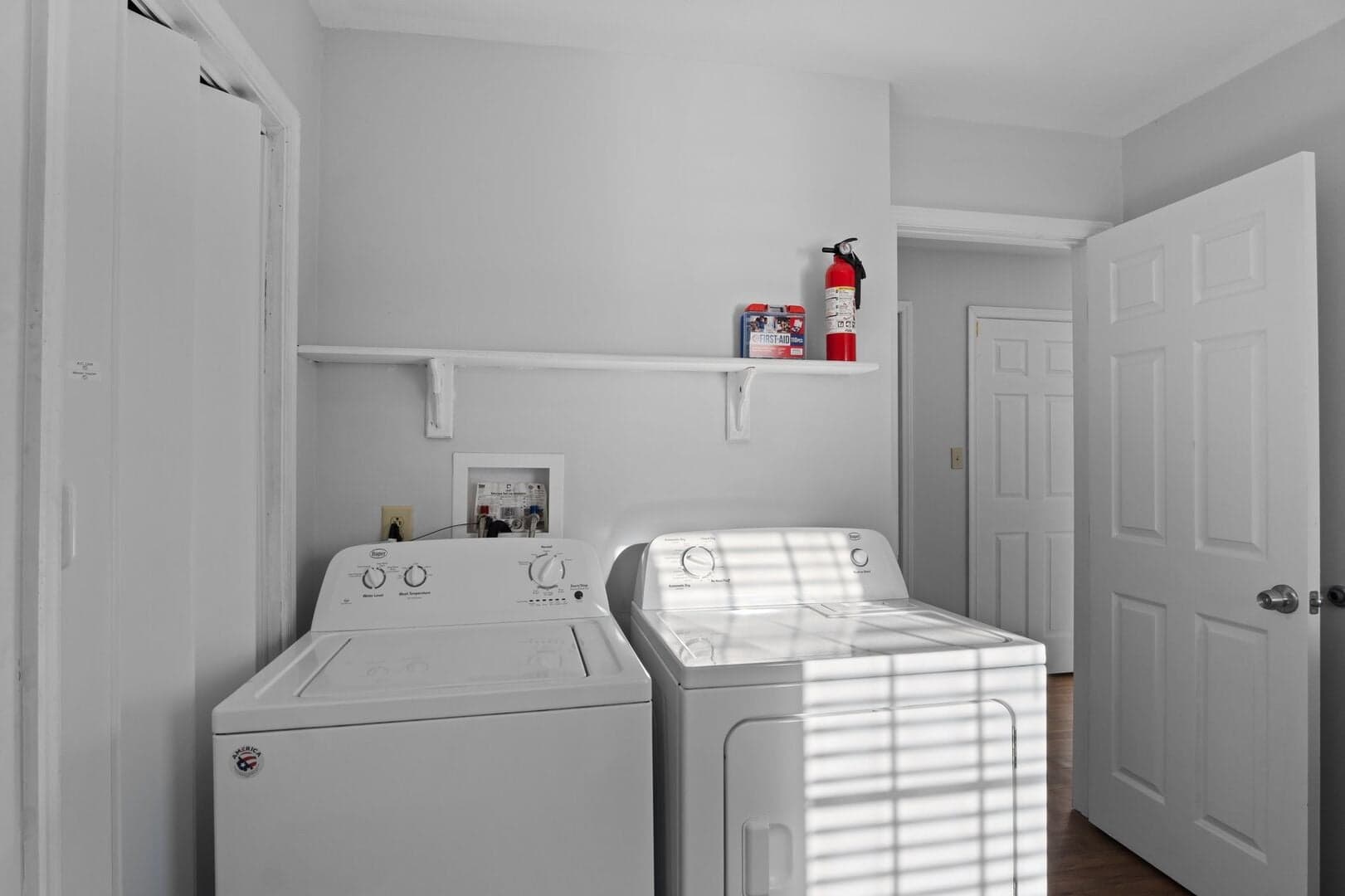 In-unit washer and dryer